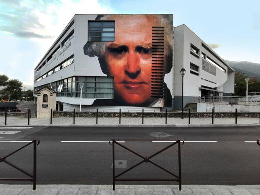 40 ans de l'Université de Corse : une fresque monumentale rend hommage à Pasquale Paoli 