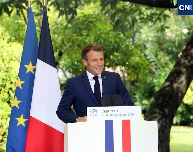 Macron en Corse pour un discours très attendu devant les élus de l'île 